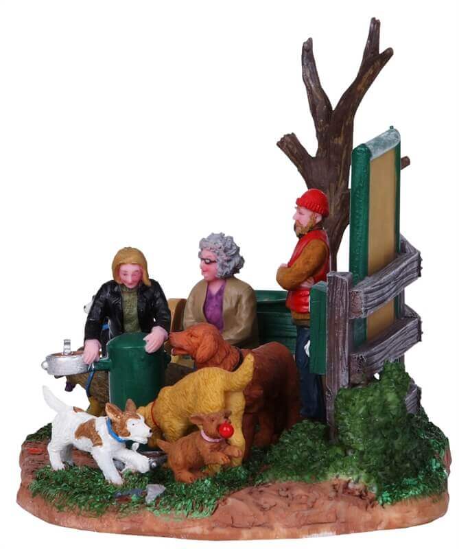 lemax-dog-park-d-cor-miniature-parc-chiens-village image 2