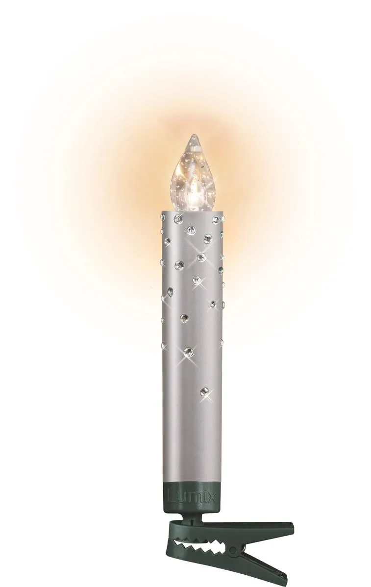 krinner-lumix-deluxe-crystal-argent-radio-extension-5-bougies-led image 1