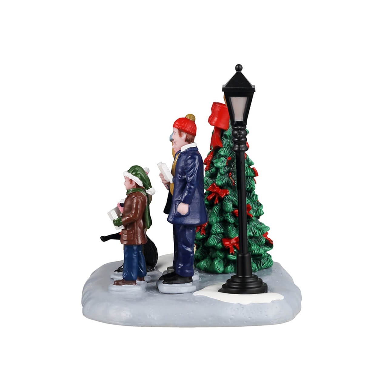 lemax-family-caroling-figurine-sc-ne-famille-chant-de-no-l-avec-sapin image 3