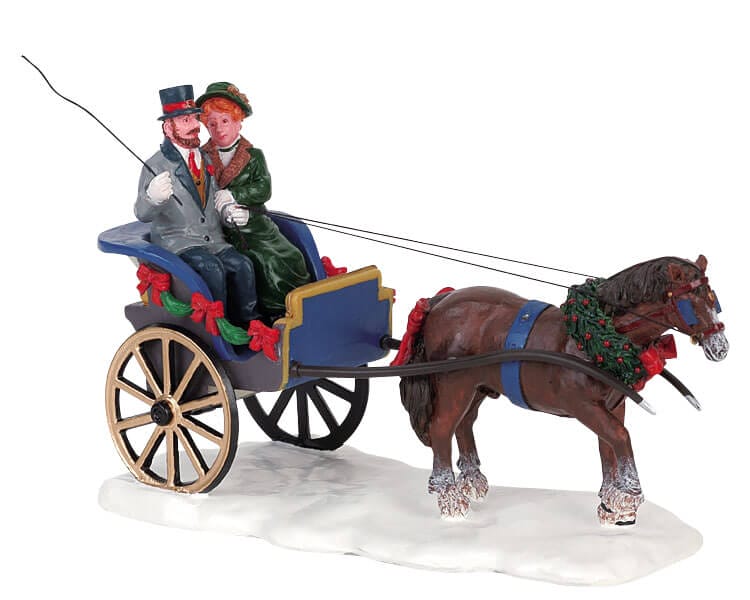 lemax-buggyride-courting-cal-che-miniature-village image 1