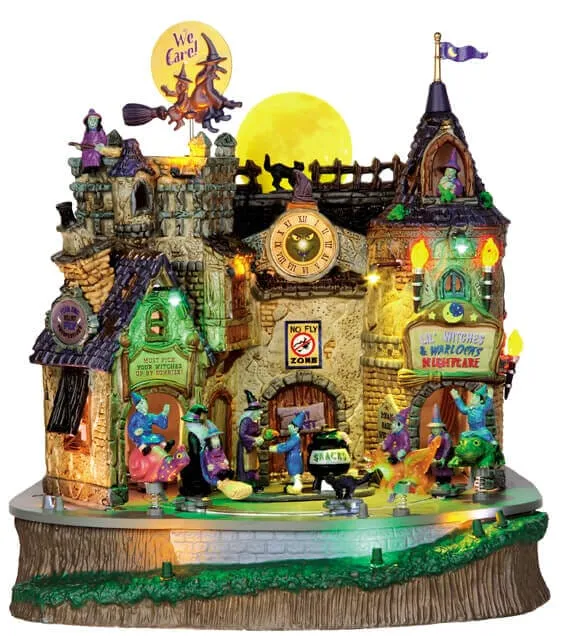 lemax-lil-witches-warlocks-nightcare-garderie-anim-e-spooky-town image 1