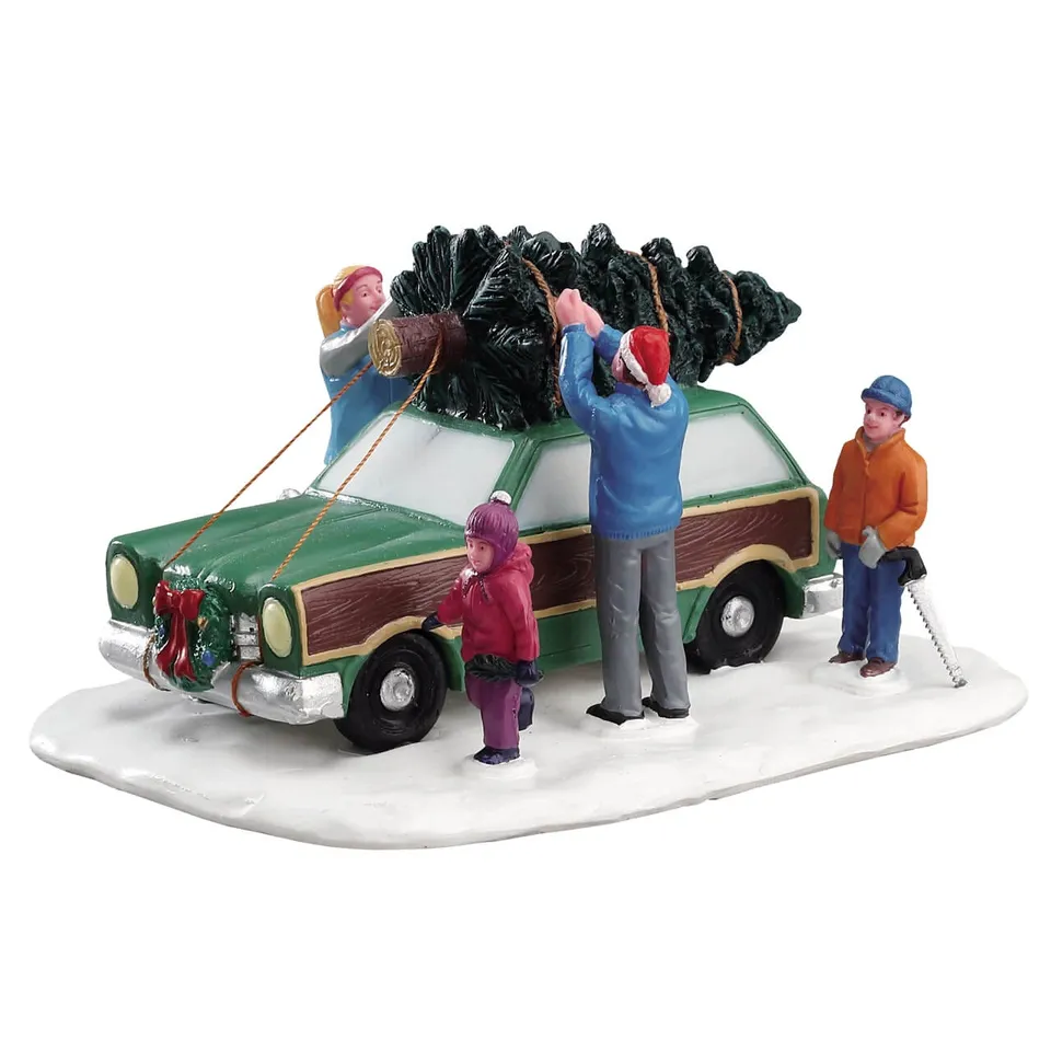 lemax-christmas-tree-transport-figurine-transport-de-sapin-village-miniature image 1