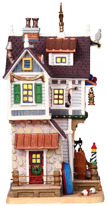 lemax-captain-andrew-s-residence-maison-lumineuse-village-de-no-l image 3