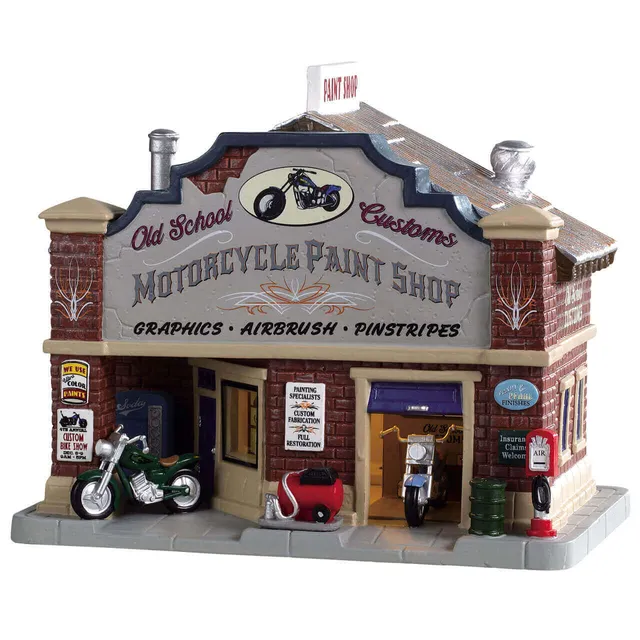 lemax-old-school-customs-b-timent-miniature-village-de-no-l image 1