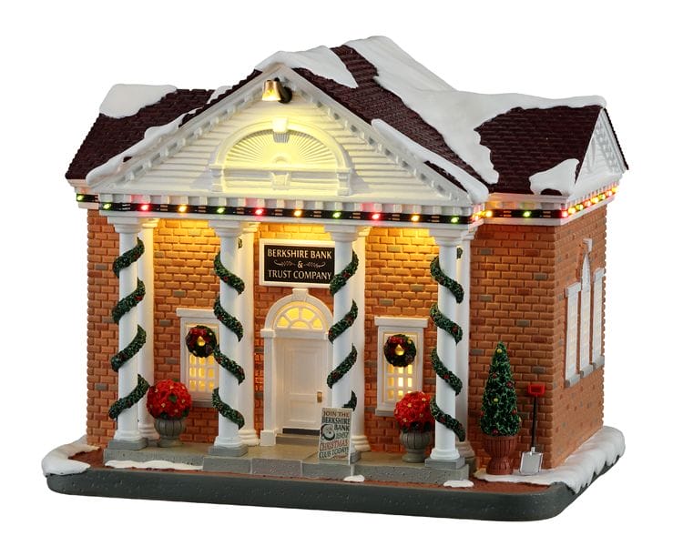 lemax-berkshire-bank-trust-company-b-timent-miniature-lumineux-village-de-no-l image 2