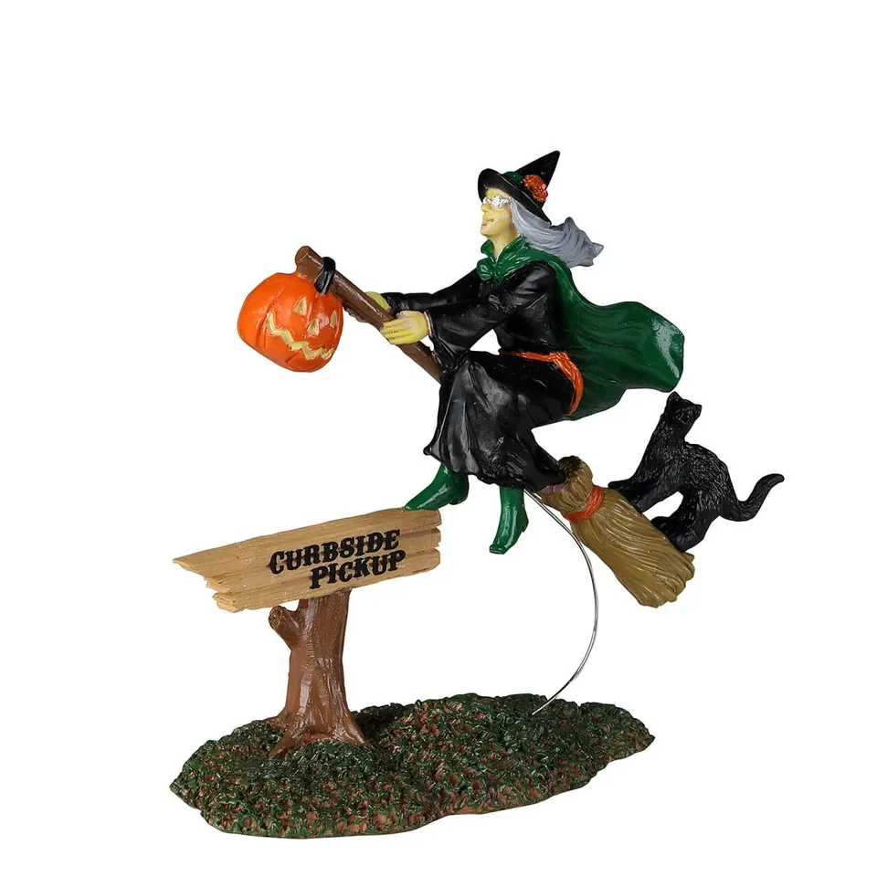lemax-curbside-pickup-figurine-sorci-re-halloween-spooky-town image 1
