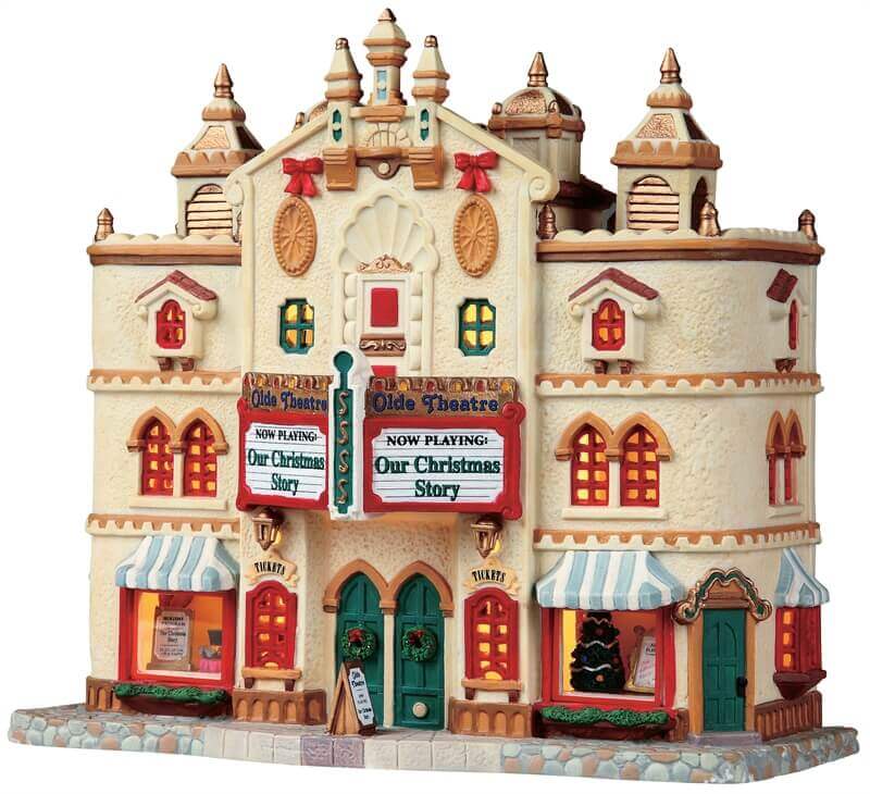 lemax-olde-theatre-b-timent-lumineux-village-de-no-l image 1