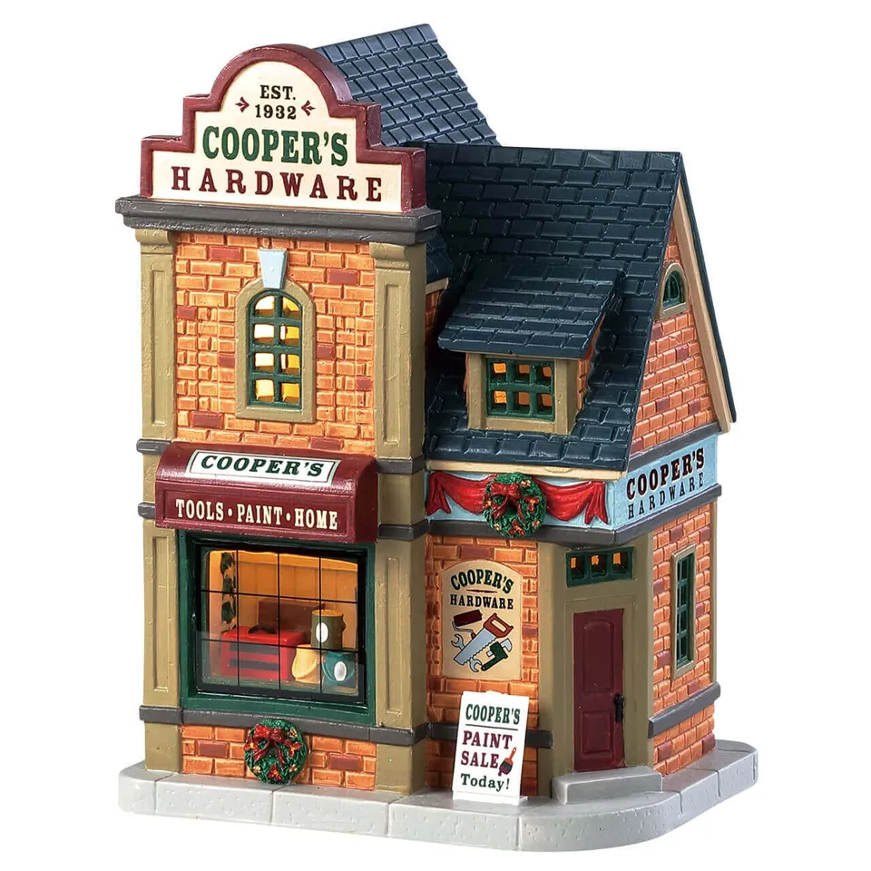 lemax-coopers-hardware-commerce-miniature-lumineux-village-de-no-l image 1
