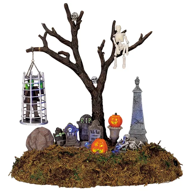 lemax-caged-monster-d-cor-anim-spooky-town-cage-qui-bouge image 1