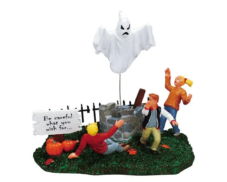 lemax-spooky-town-be-careful-what-you-wish-for-figurine-halloween image 1