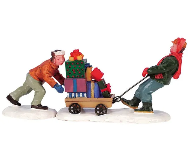 lemax-a-full-cart-figurine-chariot-village-de-no-l image 1