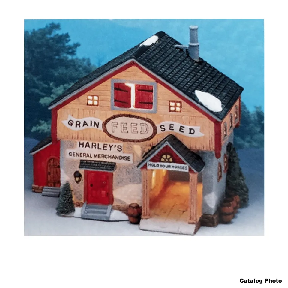 lemax-harley-s-general-merchandise-magasin-miniature-lumineux image 1