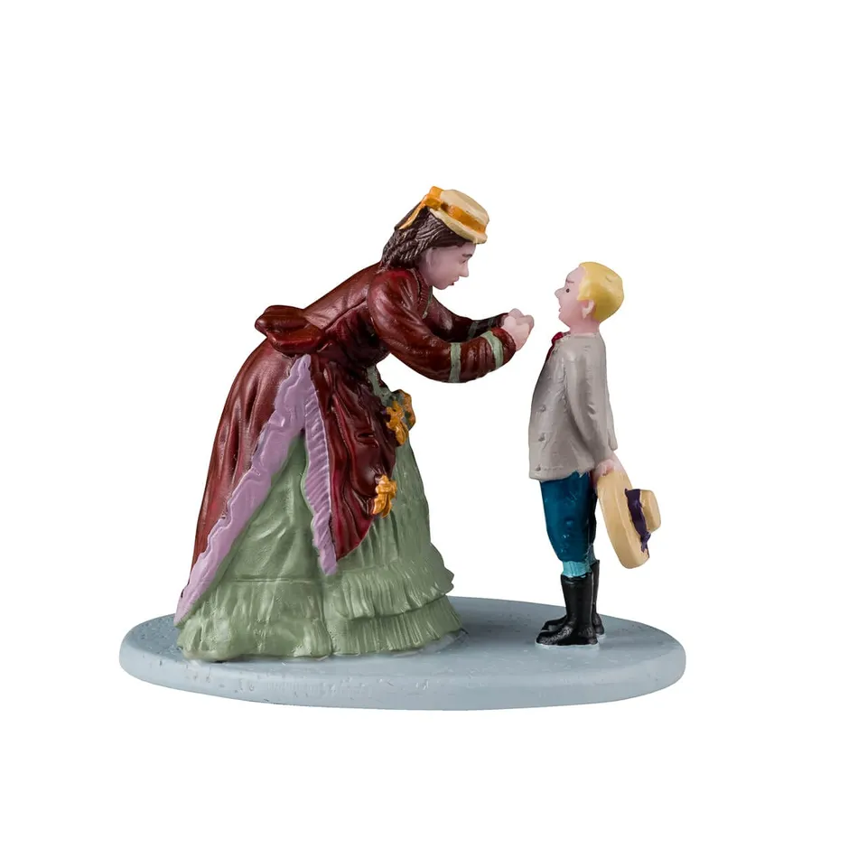 lemax-so-handsome-figurine-m-re-et-enfant-miniature-caddington image 1