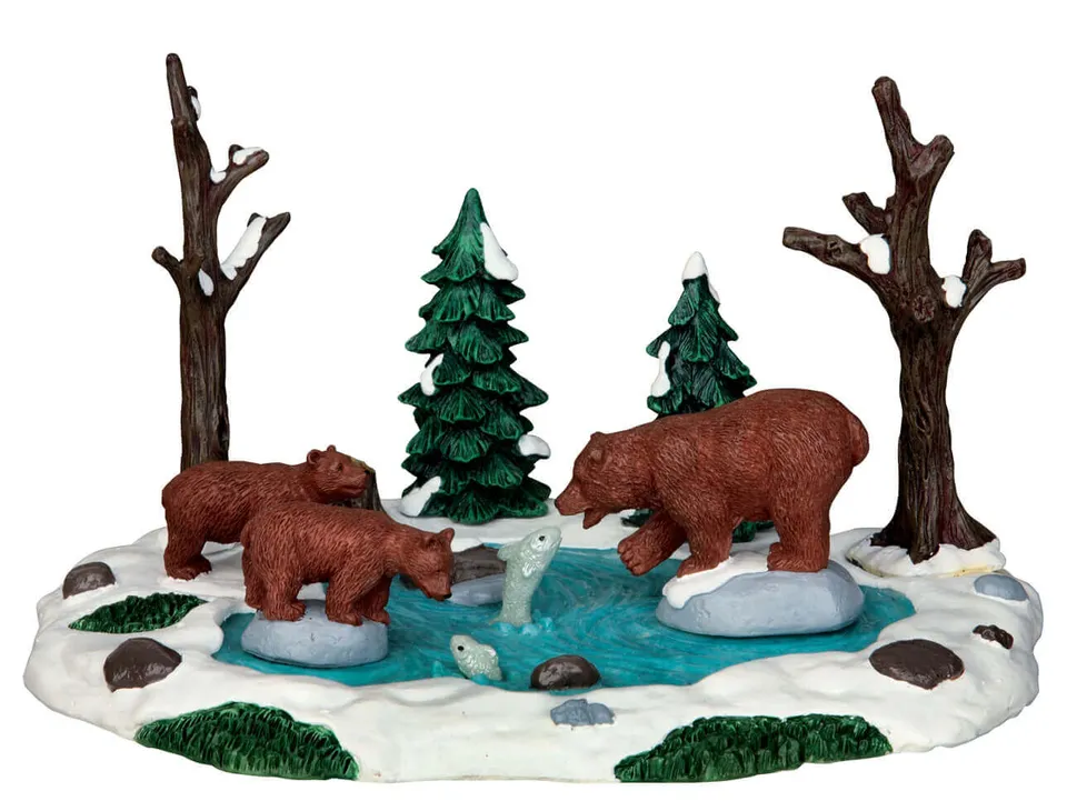 lemax-getting-dinner-figurine-miniature-sc-ne-de-repas image 1