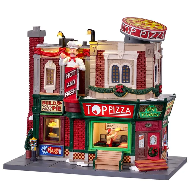 lemax-top-pizza-b-timent-lumineux-harvest-crossing image 1