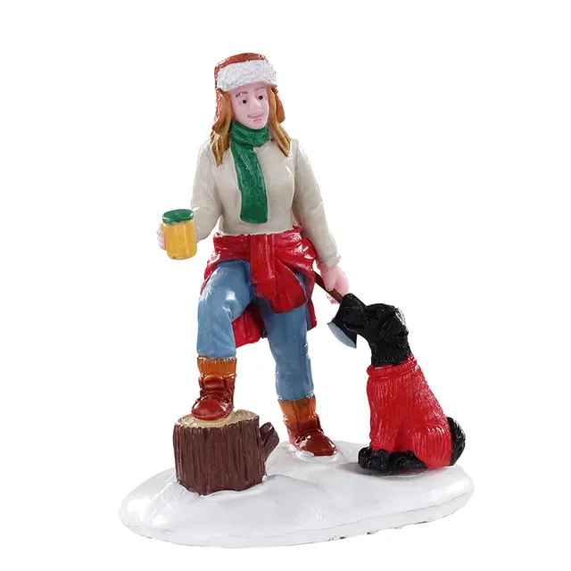 lemax-lumberjill-sonia-figurine-b-cheronne-vail-village image 1