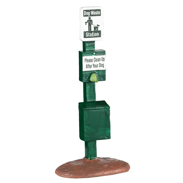 lemax-dog-park-station-accessoire-parc-chiens-village-miniature image 1