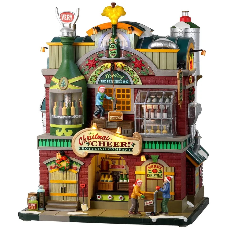 lemax-christmas-cheer-bottling-company-usine-lumineuse-caddington image 1