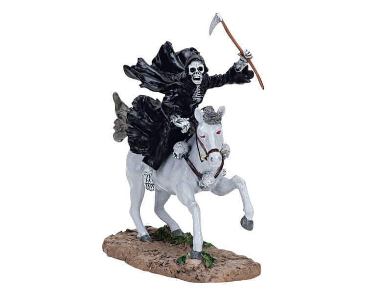 lemax-death-on-a-pale-horse-figurine-spooky-town-halloween image 2