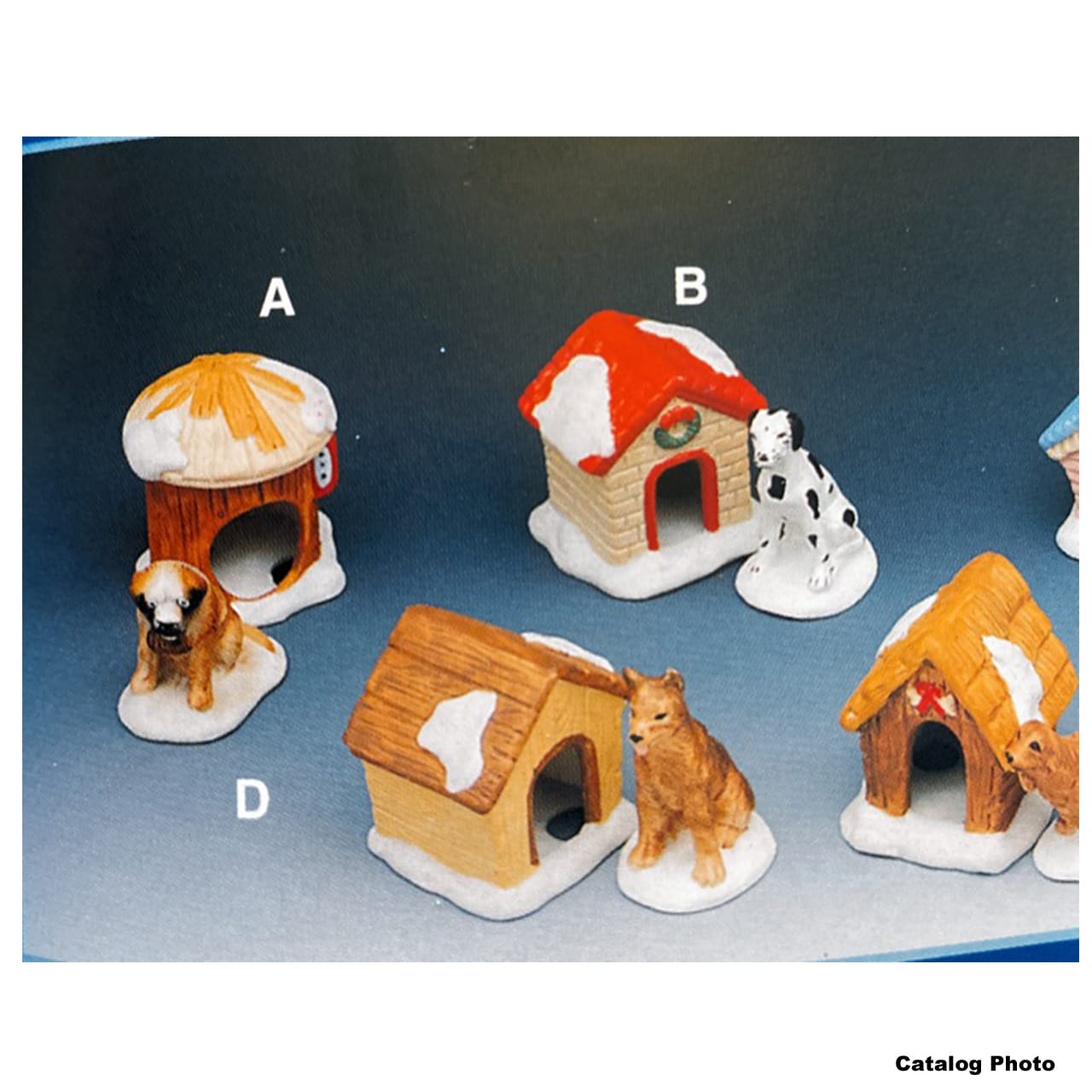lemax-dog-house-and-alsatian-figurine-niche-et-berger-allemand image 1