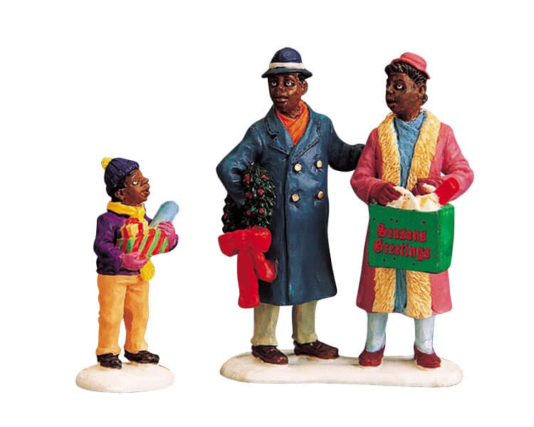 lemax-shopping-together-figurines-miniatures-village-de-no-l image 1