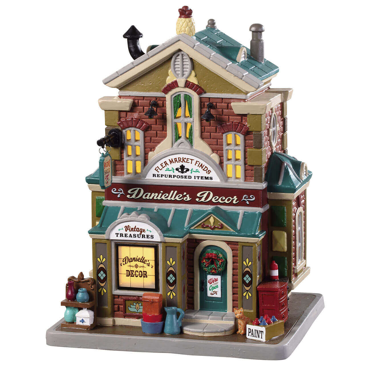 lemax-danielle-s-decor-b-timent-caddington-village-miniature-lumineux image 4