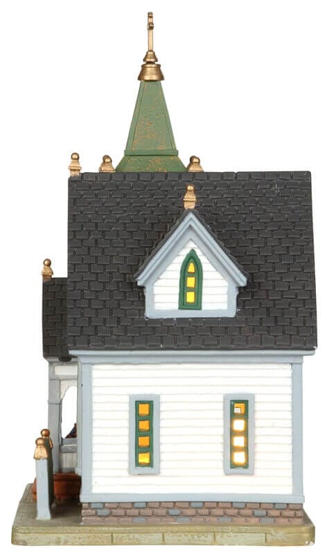 lemax-st-nicholas-church-glise-miniature-illumin-e-village-de-no-l image 3