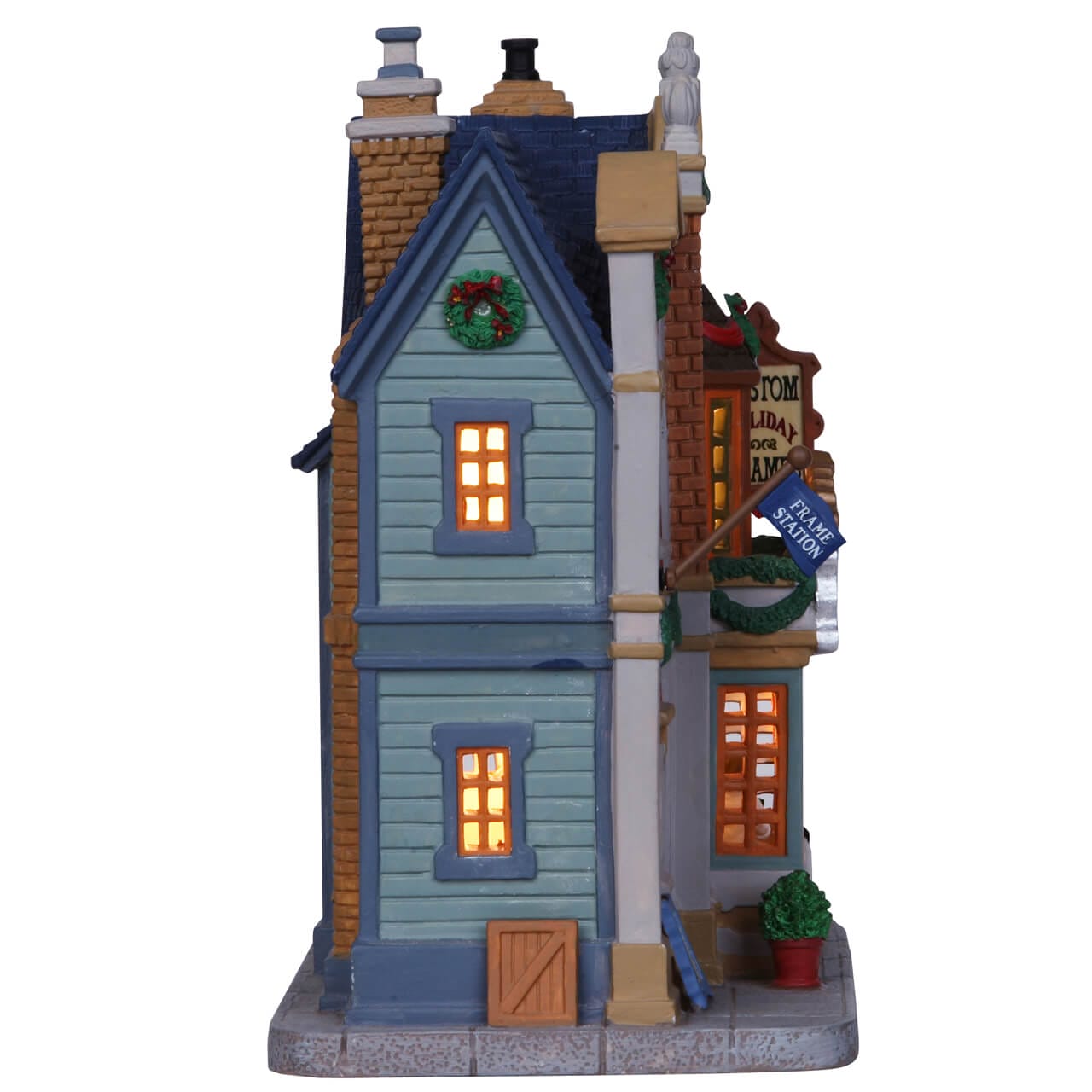 lemax-frame-station-b-timent-village-miniature-lumineux image 2