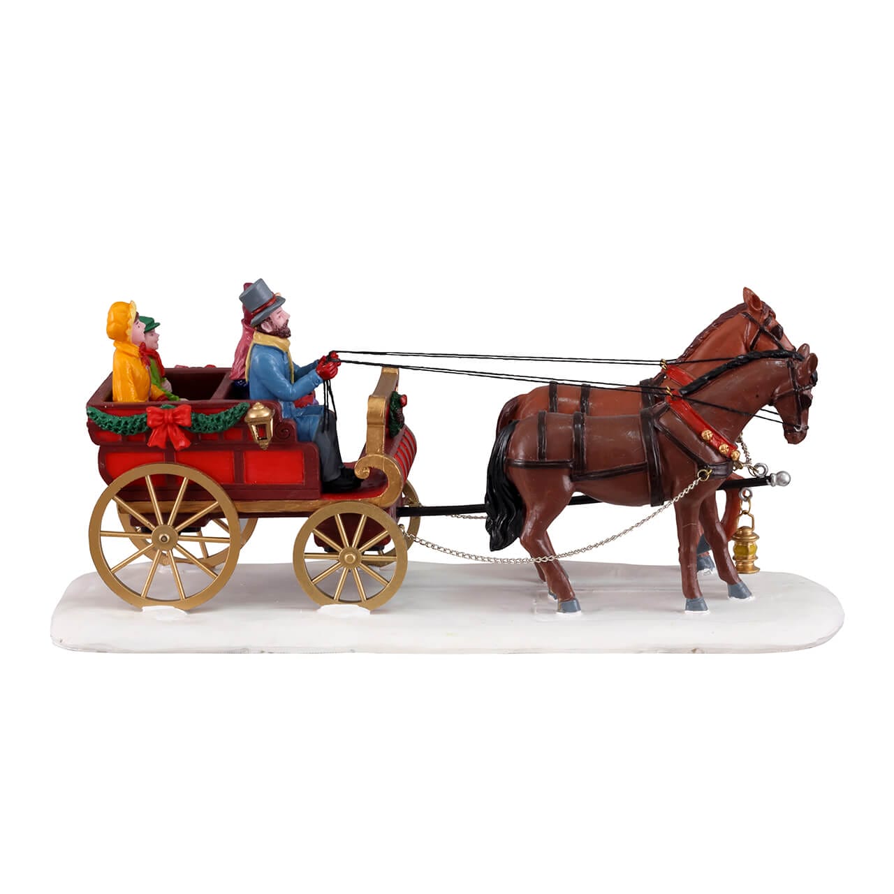 lemax-carriage-cheer-cal-che-chevaux-village-de-no-l image 4