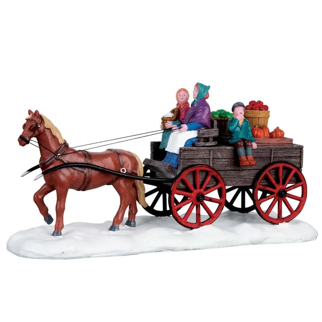 lemax-going-to-market-figurine-sc-ne-de-march-pour-village-miniature image 1