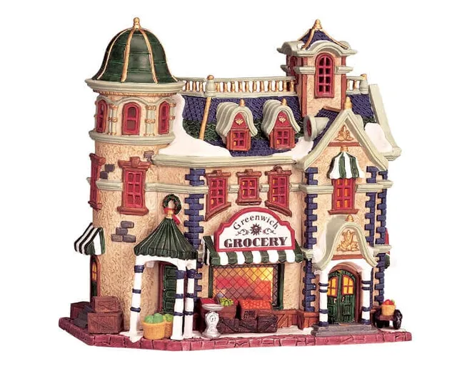 lemax-greenwich-grocery-picerie-lumineuse-village-de-no-l image 1