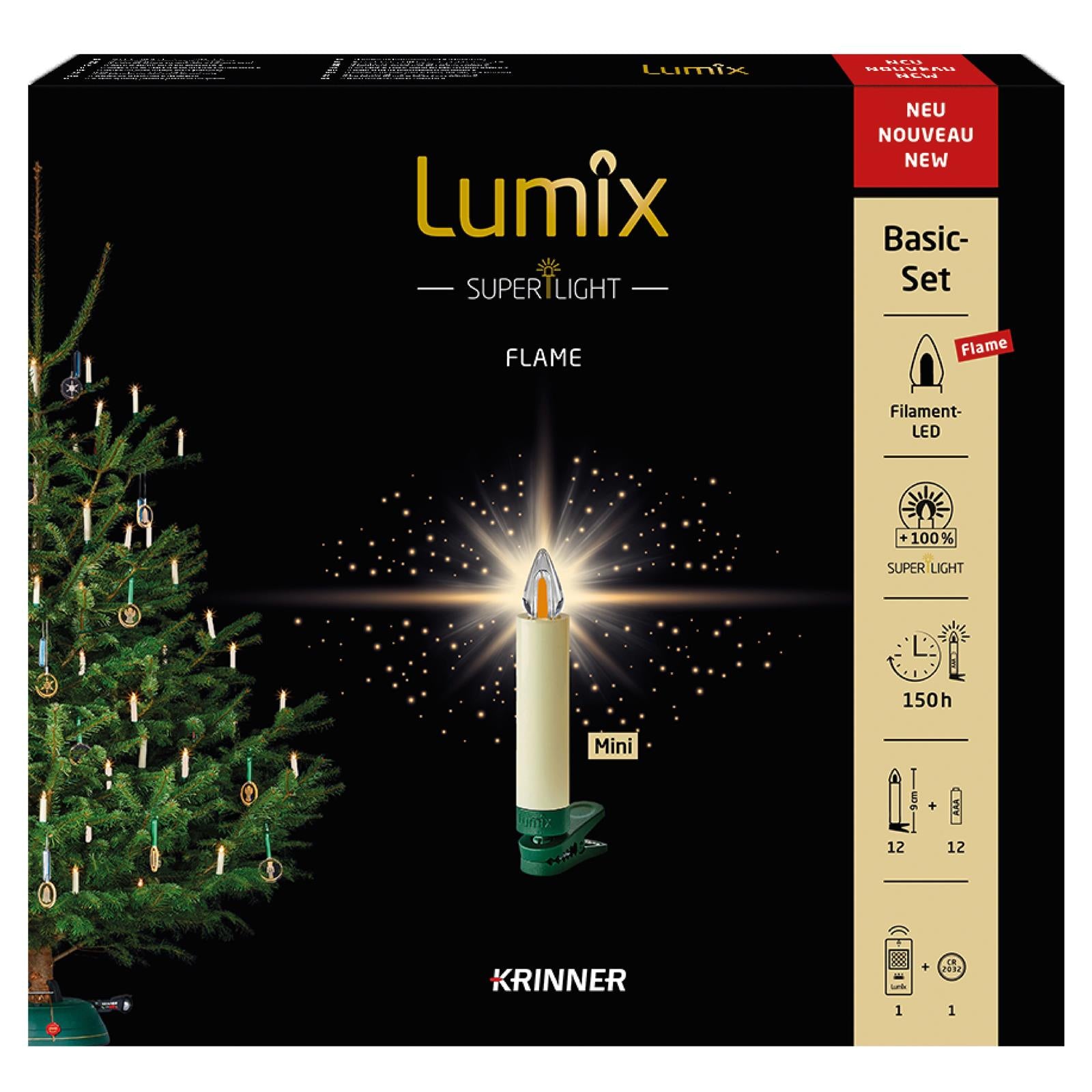 krinner-lumix-superlight-flame-mini-set-de-base-led image 1