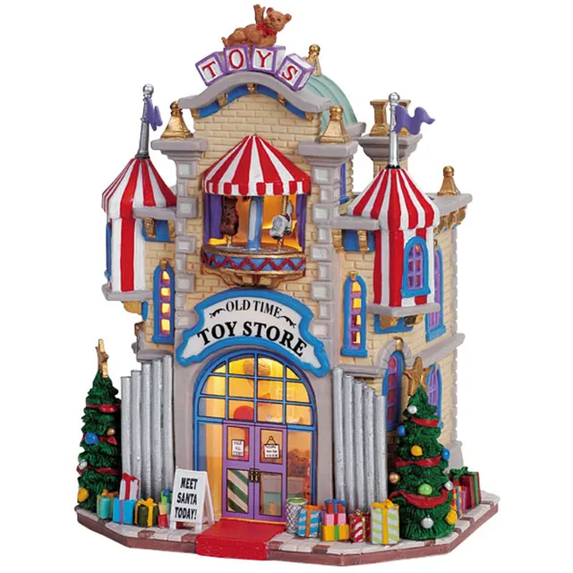 lemax-old-time-toy-store-b-timent-village-miniature-lumineux-jouets image 1
