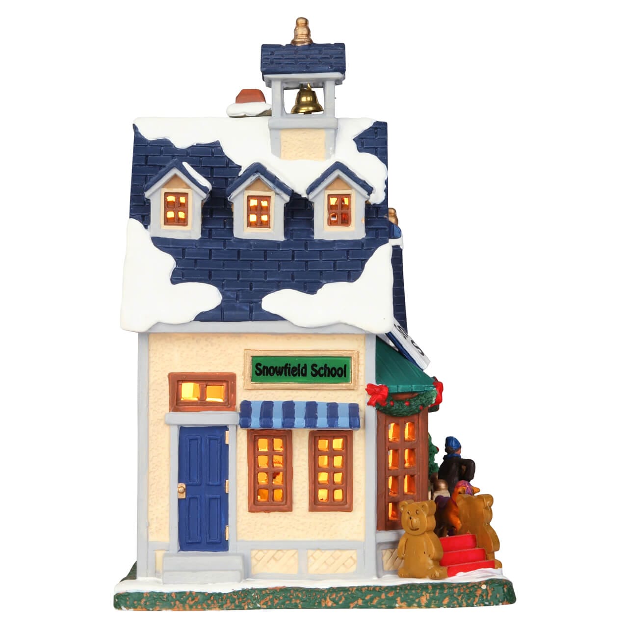lemax-snowfield-school-b-timent-cole-de-village-lumineuse image 3