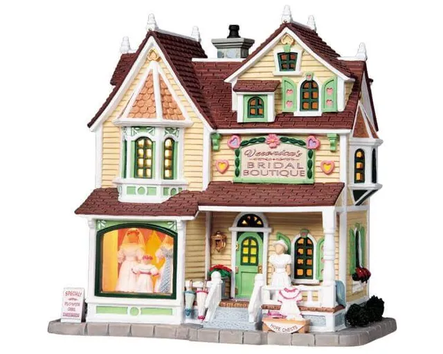 lemax-veronica-s-bridal-boutique-mari-e-village-miniature image 1