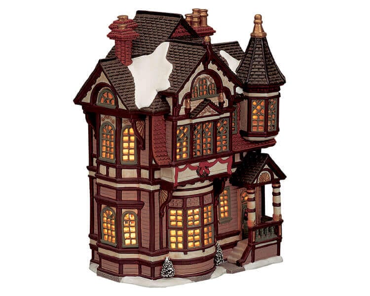 lemax-palladian-house-maison-miniature-village-de-no-l image 2