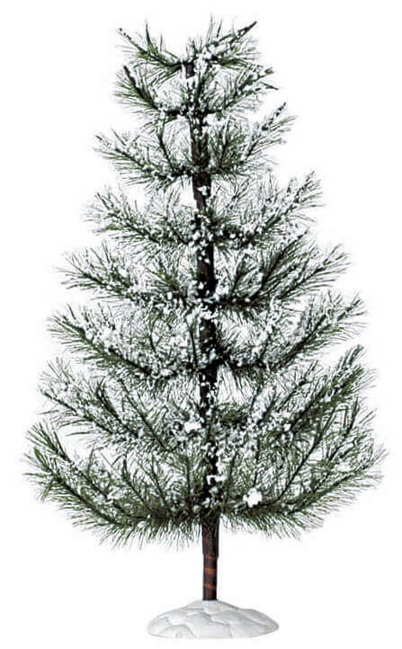 lemax-white-pine-extra-large-grand-sapin-vert-stable-pour-village image 1
