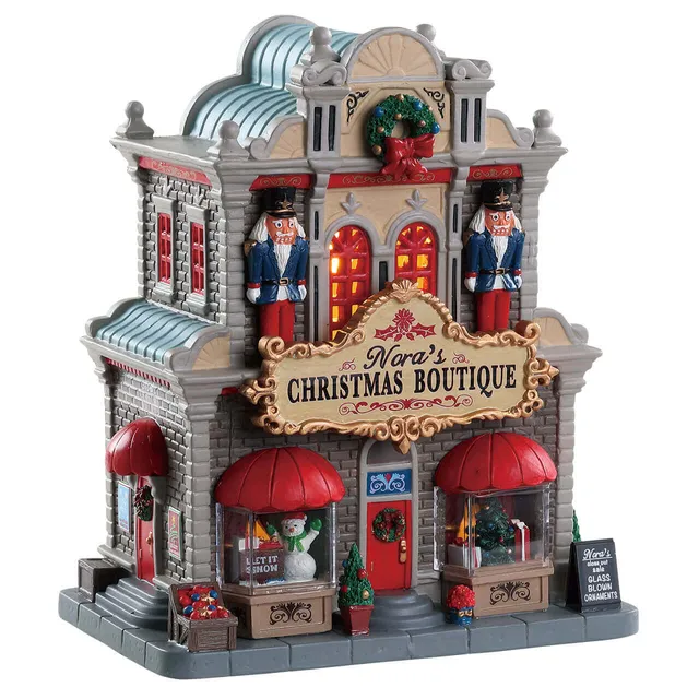 lemax-nora-s-christmas-boutique-maison-caddington-lumineuse image 1