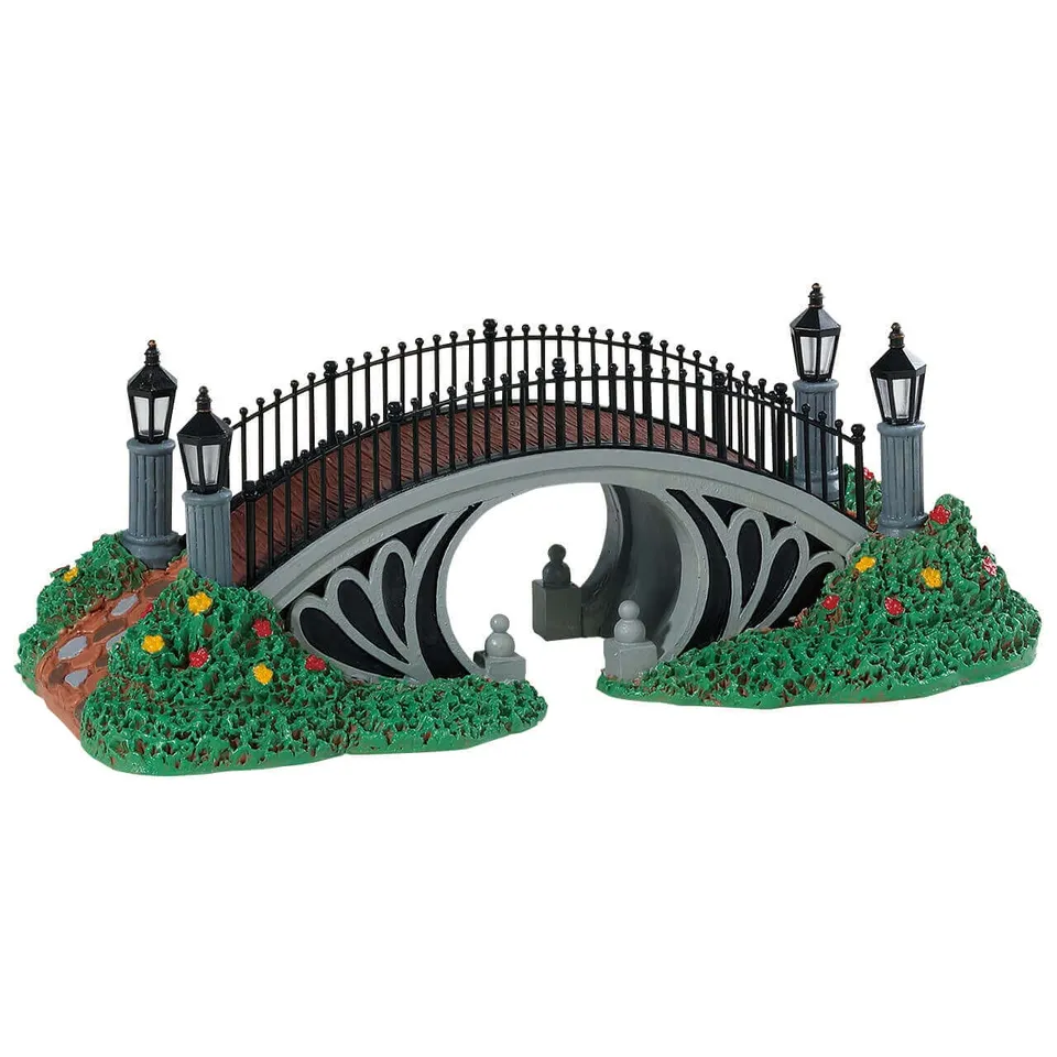 lemax-victorian-footbridge-pont-miniature-village-de-no-l image 1