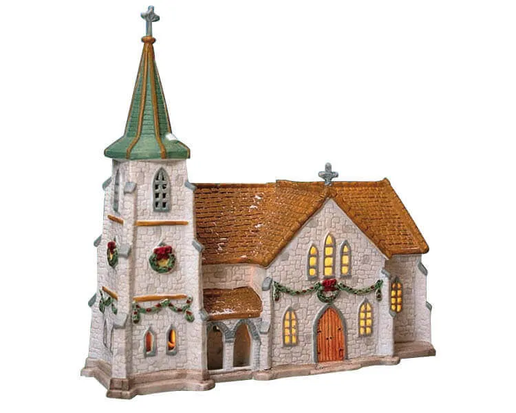 lemax-st-michael-s-church-glise-lumineuse-village-de-no-l image 1
