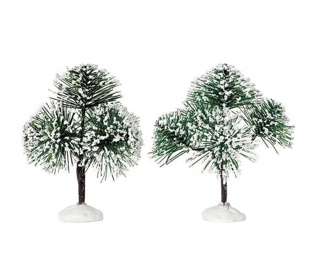lemax-mountain-pine-small-petit-sapin-stable-miniature image 1