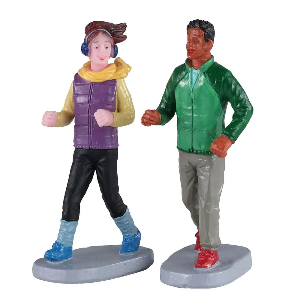 lemax-autumn-jog-couple-jogging-automne-figurine image 1