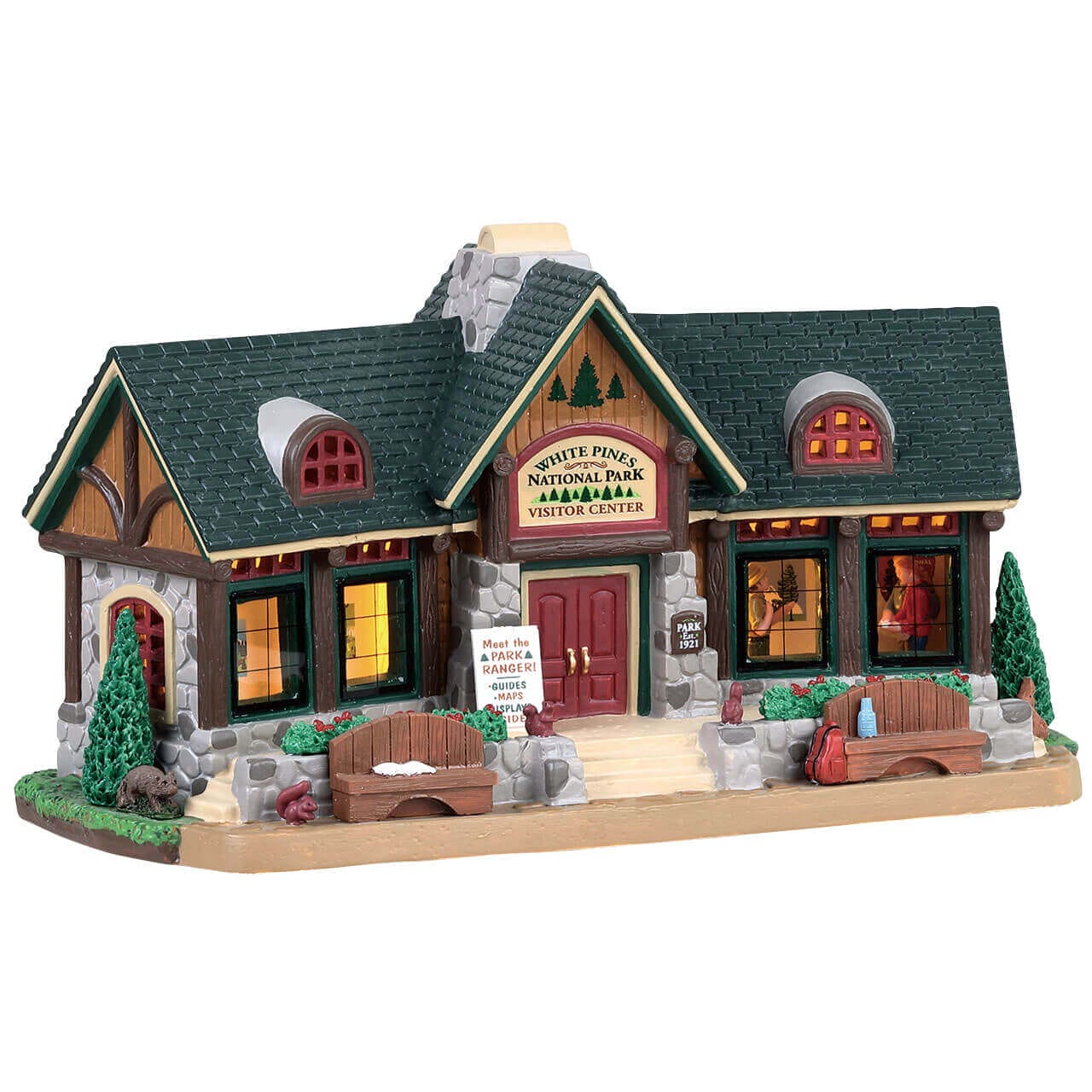 lemax-white-pines-national-park-visitor-center-b-timent-miniature image 4