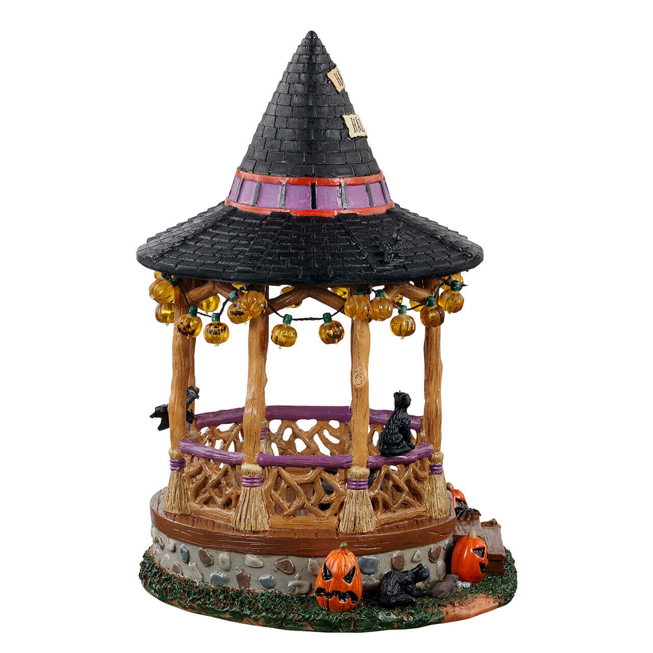 lemax-witch-gazebo-kiosque-sorci-re-spooky-town-halloween image 2