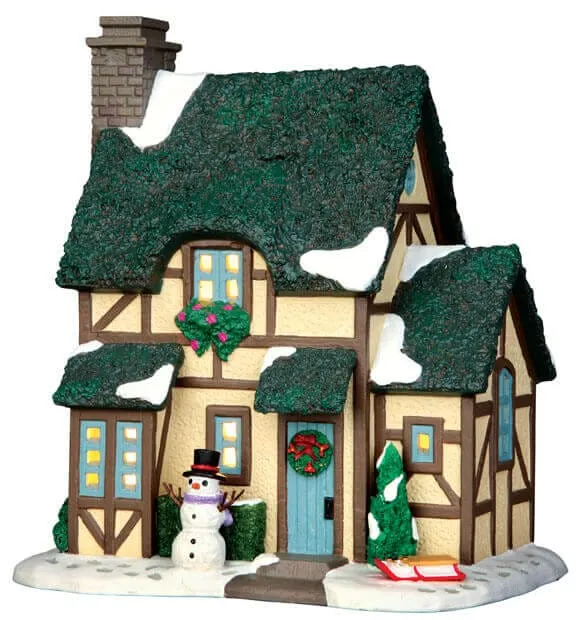 lemax-winter-chalet-chalet-lumineux-village-de-no-l image 1