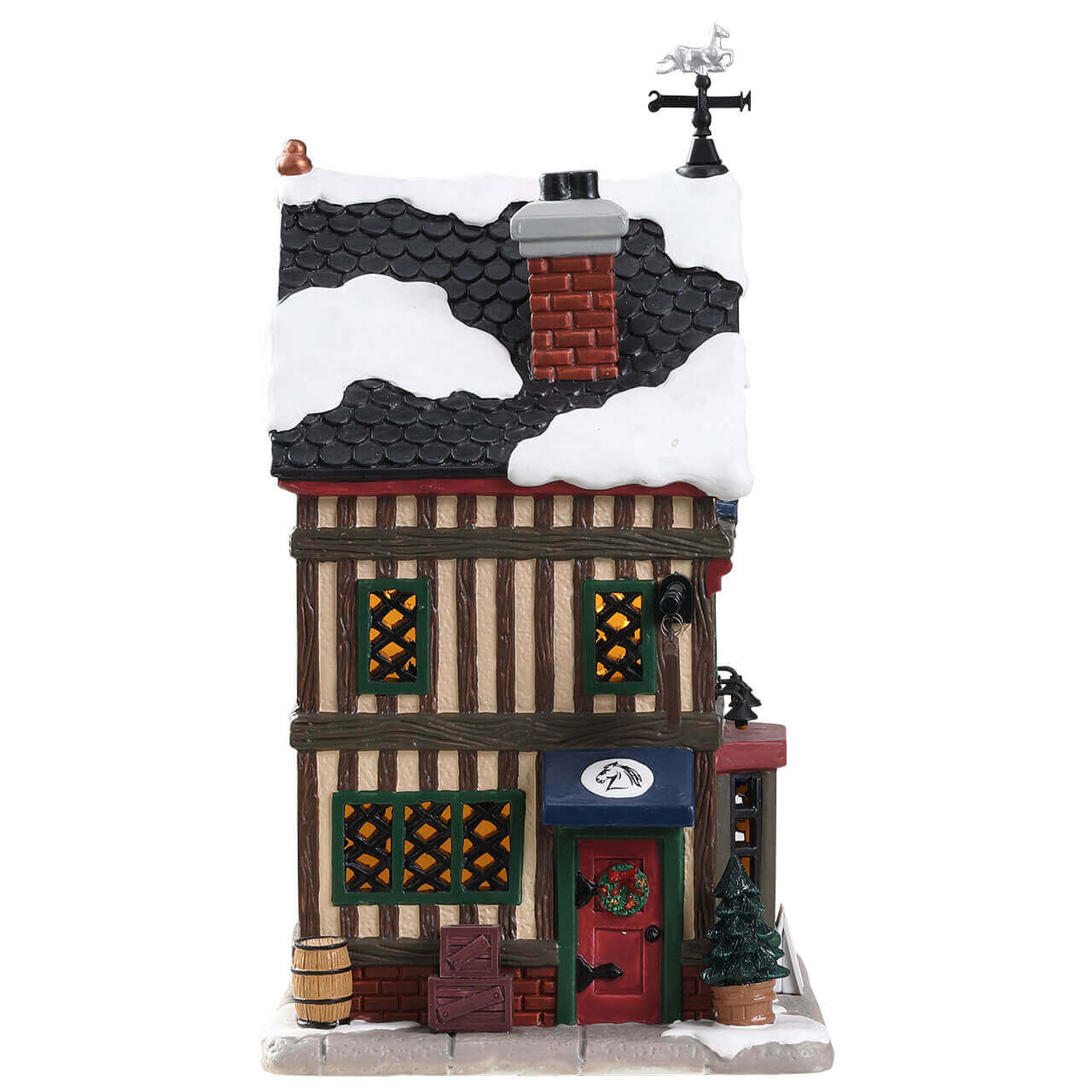 lemax-old-british-pub-maison-miniature-lumineuse-pub-anglais image 3