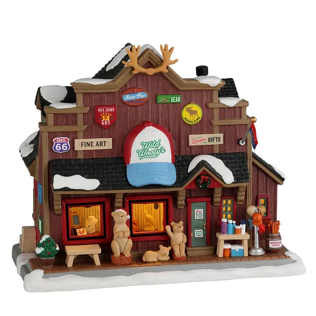 lemax-wild-wooly-s-gift-shop-boutique-miniature-vail-village image 1