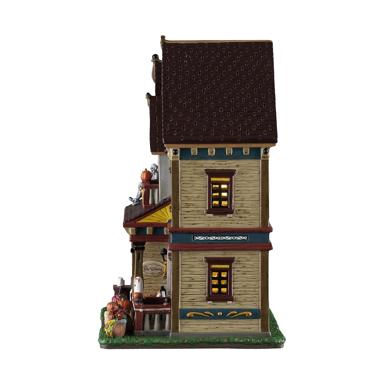 lemax-halloween-at-the-wilsons-maison-hant-e-lumineuse-spooky-town image 3