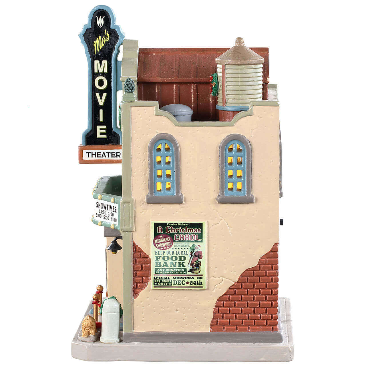 lemax-mo-s-movie-theater-cin-ma-miniature-lumineux-village-de-no-l image 3