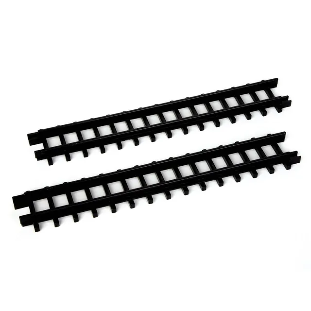 lemax-2-pc-straight-track-for-christmas-express-rails-droites-train-de-no-l image 1